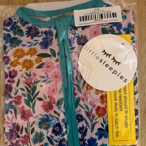 Little Sleepies Sweet Pea Floral Zippy